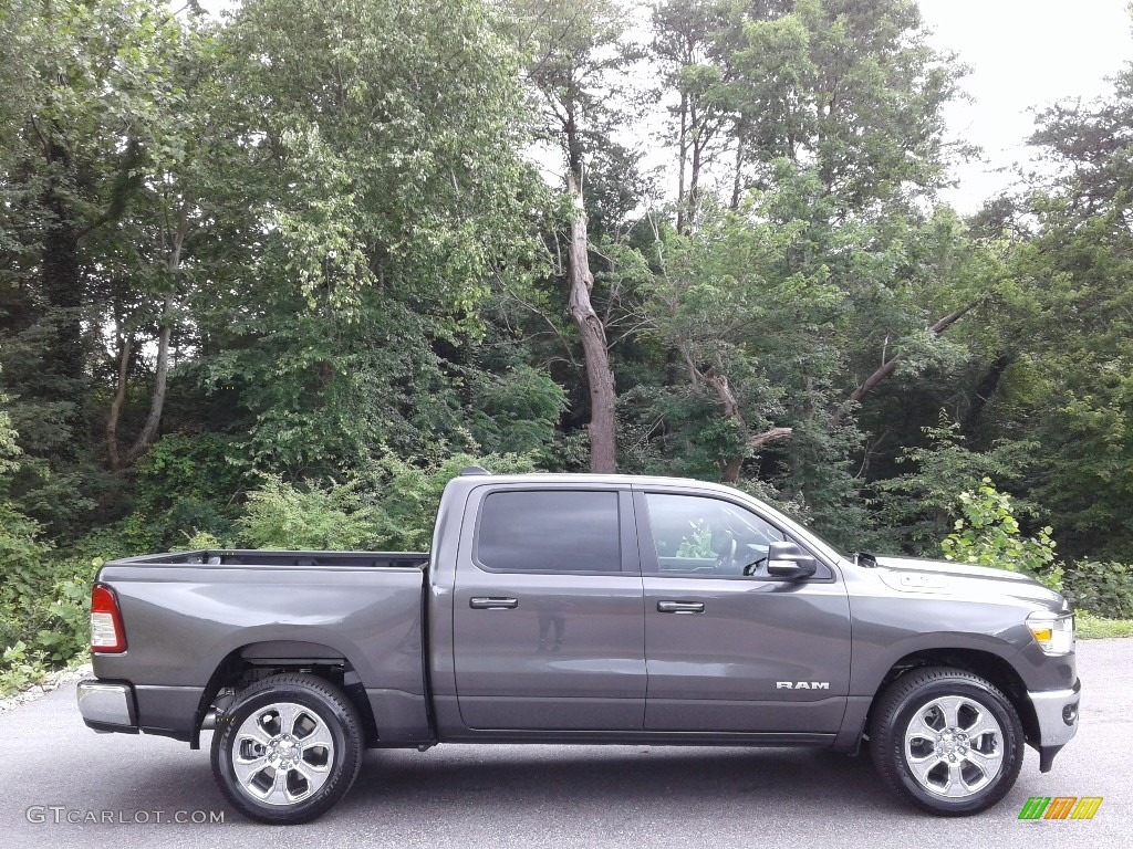 Granite Crystal Metallic 2021 Ram 1500 Big Horn Crew Cab 4x4 Exterior Photo #142221702