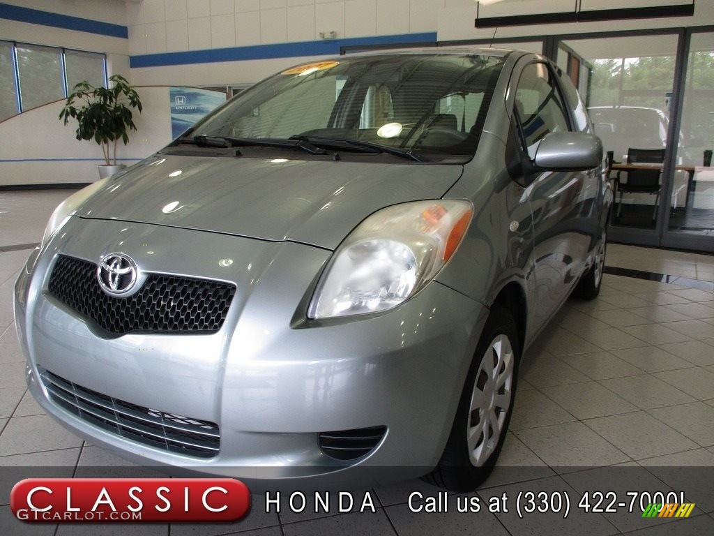 2007 Yaris 3 Door Liftback - Meteorite Metallic / Dark Charcoal photo #1