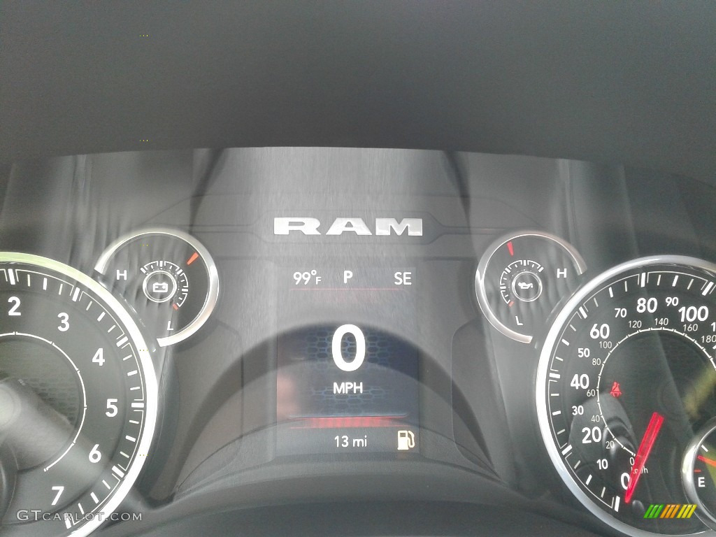 2021 Ram 1500 Big Horn Crew Cab 4x4 Gauges Photo #142222035