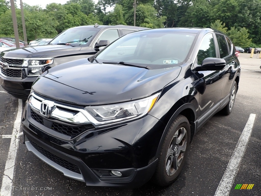 2018 CR-V EX-L AWD - Crystal Black Pearl / Black photo #1