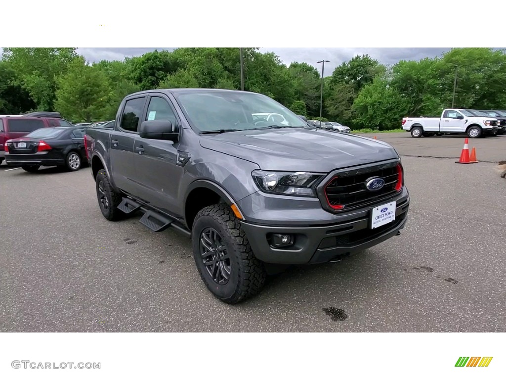 2021 Ranger XLT Tremor SuperCrew 4x4 - Carbonized Gray Metallic / Ebony photo #1
