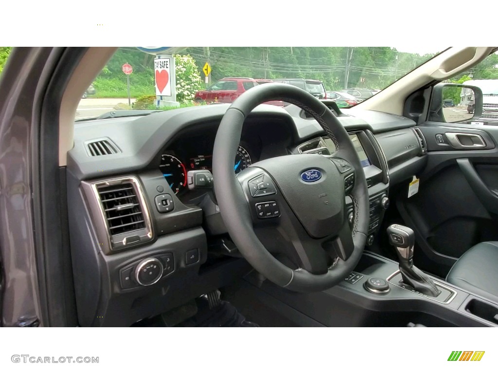 Ebony Interior 2021 Ford Ranger XLT Tremor SuperCrew 4x4 Photo #142223438