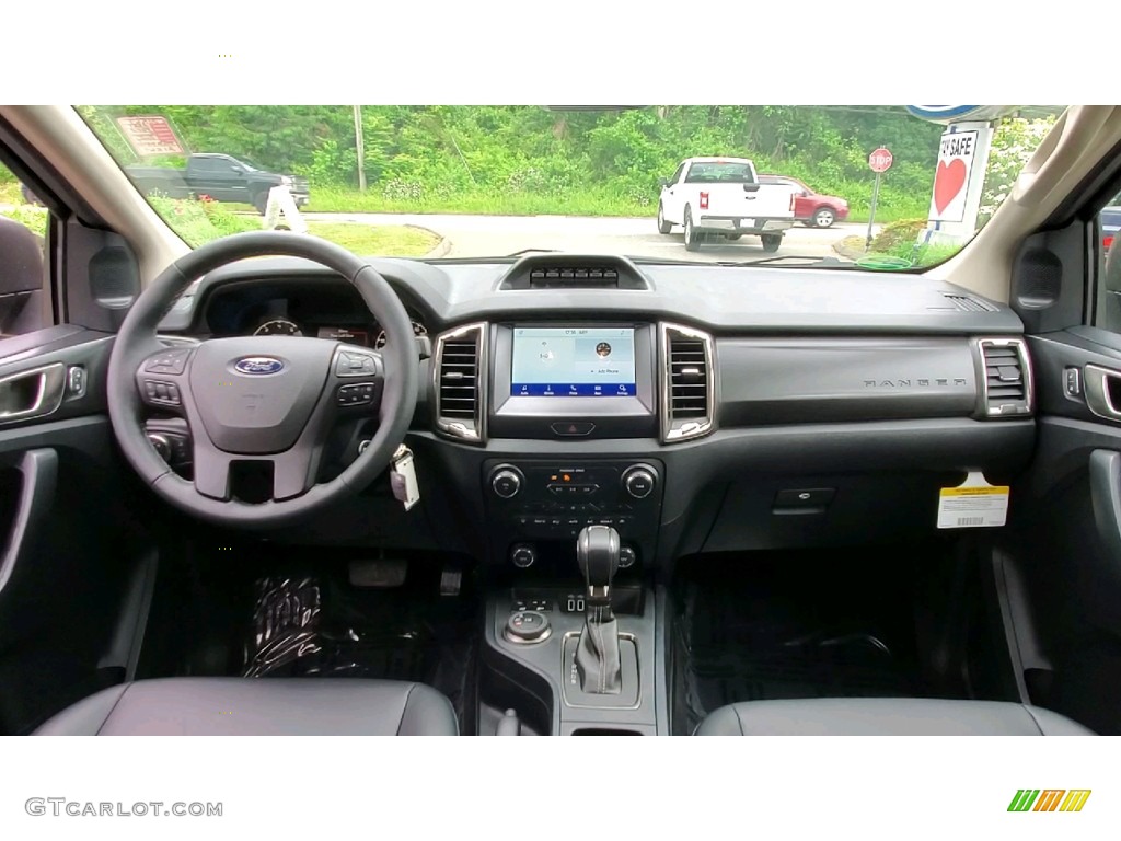 Ebony Interior 2021 Ford Ranger XLT Tremor SuperCrew 4x4 Photo #142223681