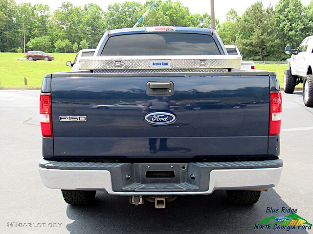 2004 F150 STX Regular Cab - Medium Wedgewood Blue Metallic / Dark Flint photo #4