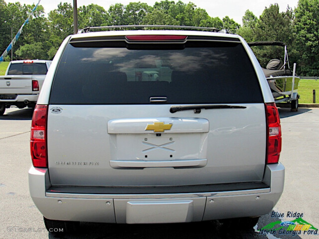 2013 Suburban LTZ 4x4 - Silver Ice Metallic / Light Titanium/Dark Titanium photo #4