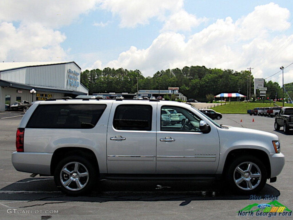 2013 Suburban LTZ 4x4 - Silver Ice Metallic / Light Titanium/Dark Titanium photo #6