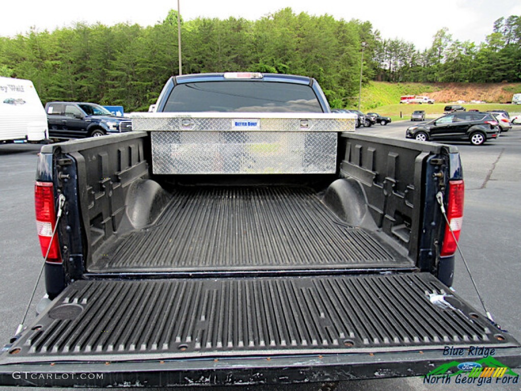 2004 F150 STX Regular Cab - Medium Wedgewood Blue Metallic / Dark Flint photo #13