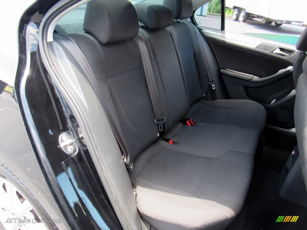 Titan Black Interior 2015 Volkswagen Jetta SE Sedan Photo #142224115