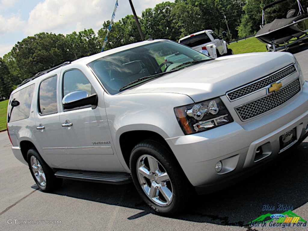 2013 Suburban LTZ 4x4 - Silver Ice Metallic / Light Titanium/Dark Titanium photo #30