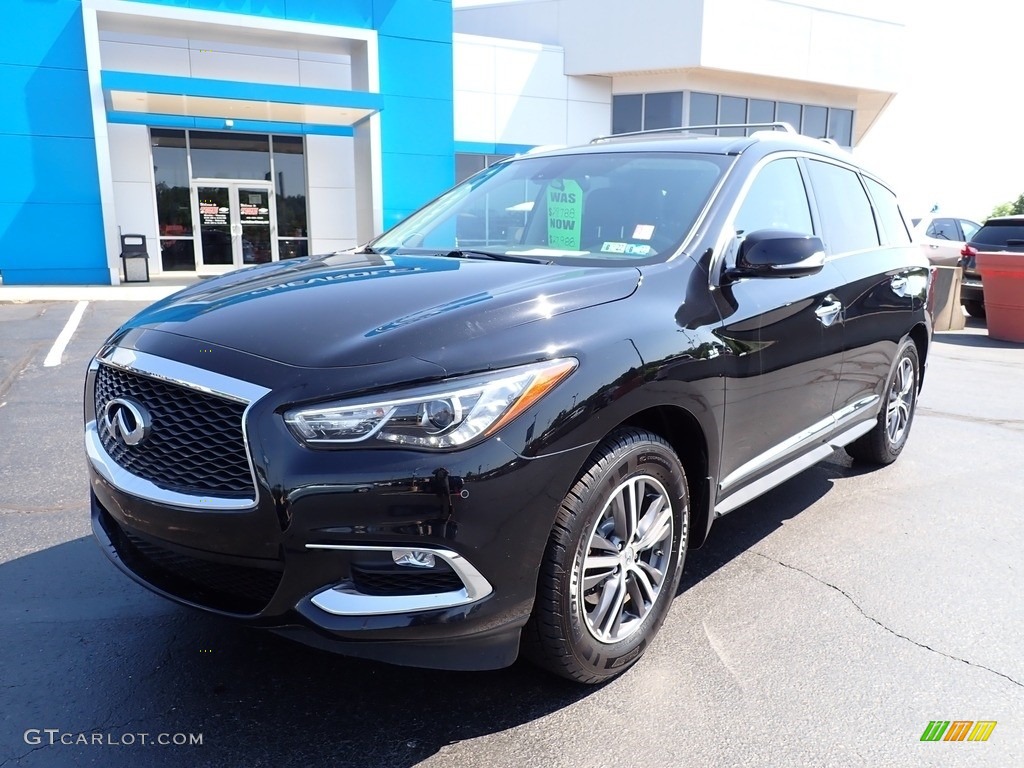 Black Obsidian 2017 Infiniti QX60 AWD Exterior Photo #142224663