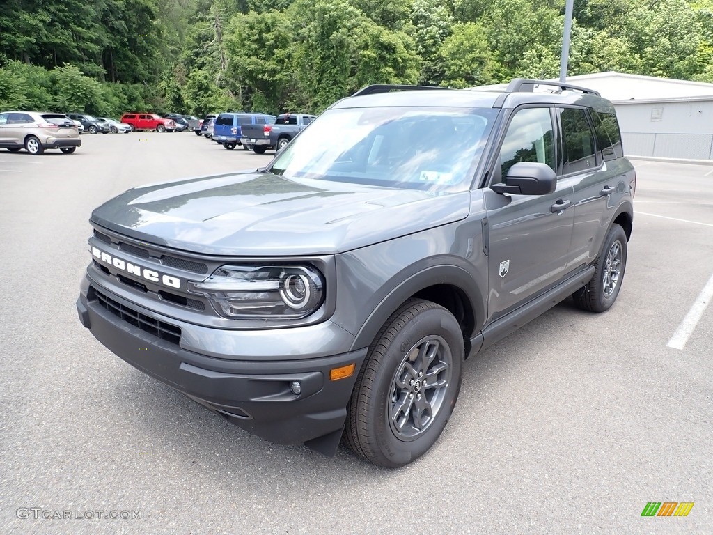 Carbonized Gray Metallic 2021 Ford Bronco Sport Big Bend 4x4 Exterior Photo #142225008
