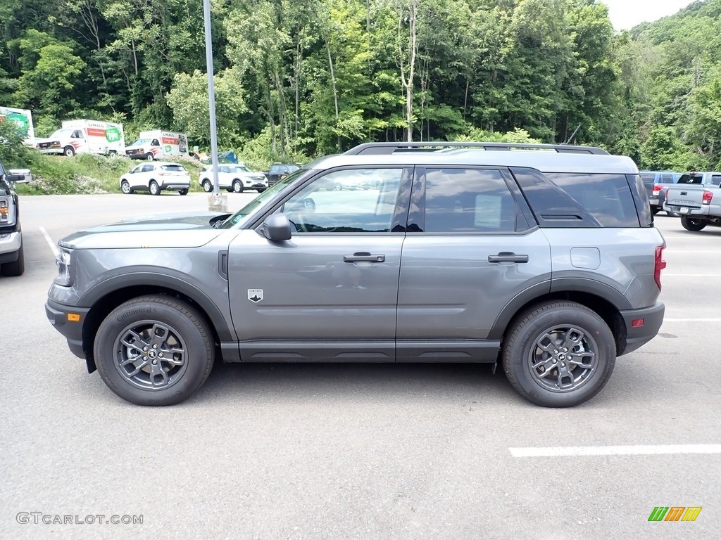 Carbonized Gray Metallic 2021 Ford Bronco Sport Big Bend 4x4 Exterior Photo #142225035