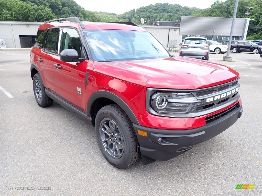 Rapid Red Metallic 2021 Ford Bronco Sport Big Bend 4x4 Exterior Photo #142225449