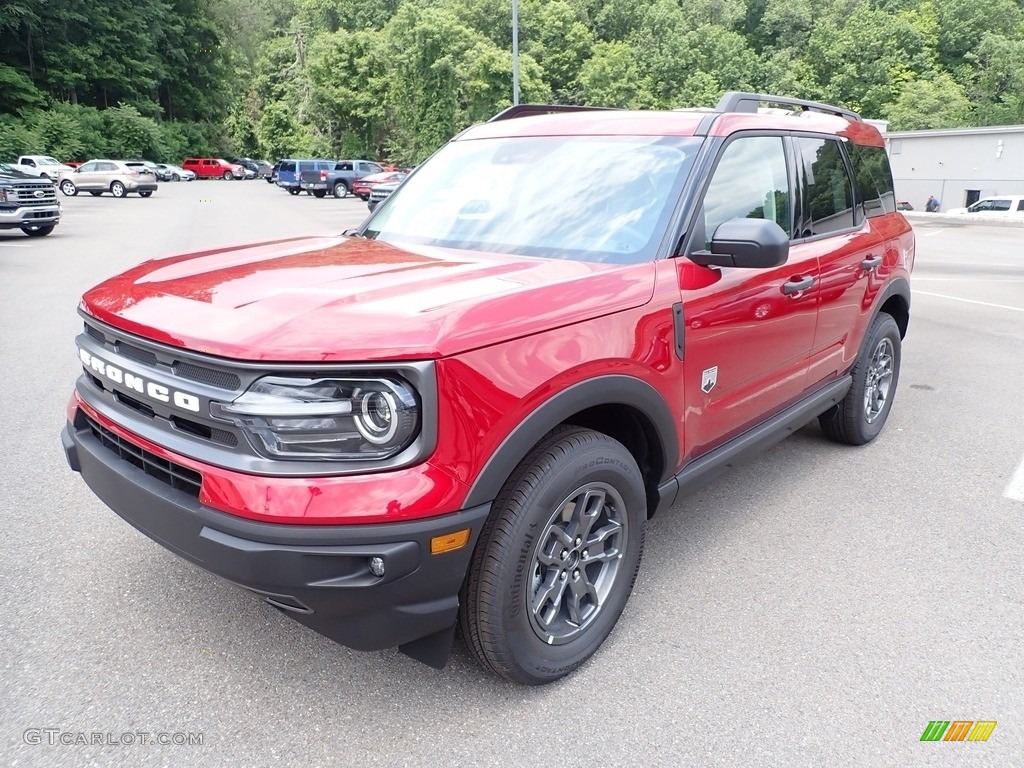 Rapid Red Metallic 2021 Ford Bronco Sport Big Bend 4x4 Exterior Photo #142225503