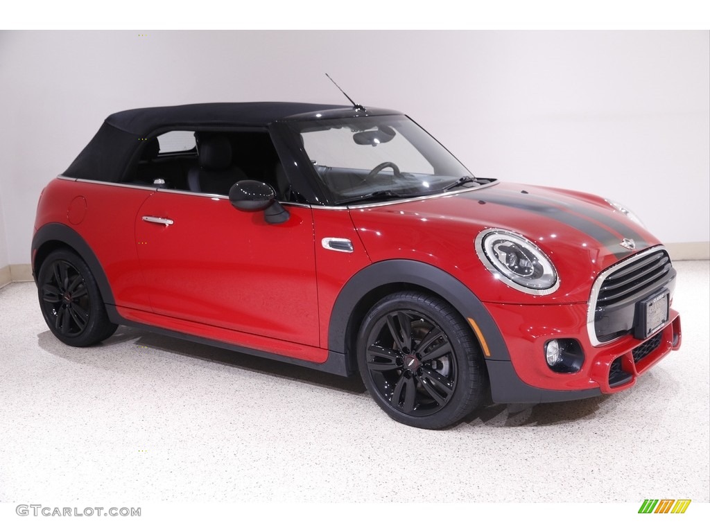 Chili Red 2018 Mini Convertible Cooper Exterior Photo #142225539