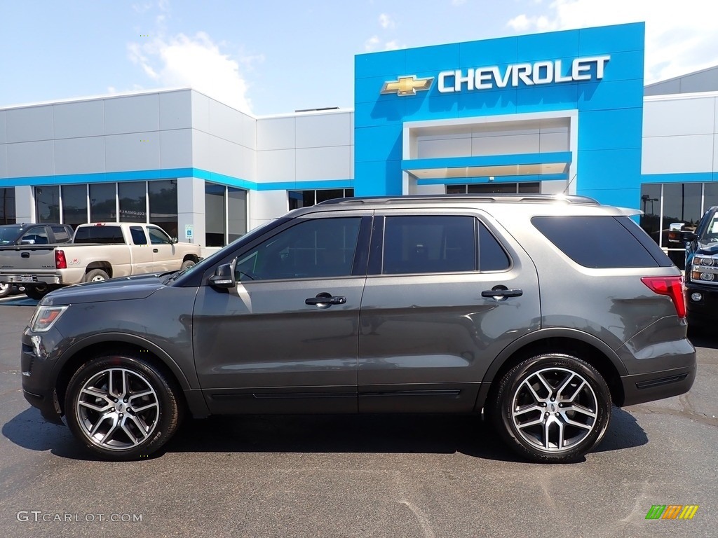 2019 Explorer Sport 4WD - Magnetic / Medium Black photo #3