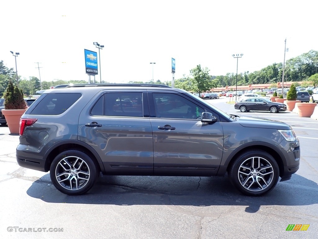 2019 Explorer Sport 4WD - Magnetic / Medium Black photo #10