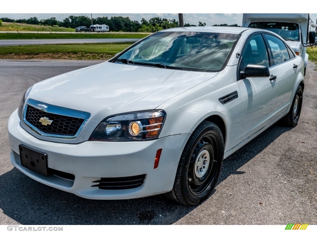 2014 Caprice Police Sedan - White / Black photo #8