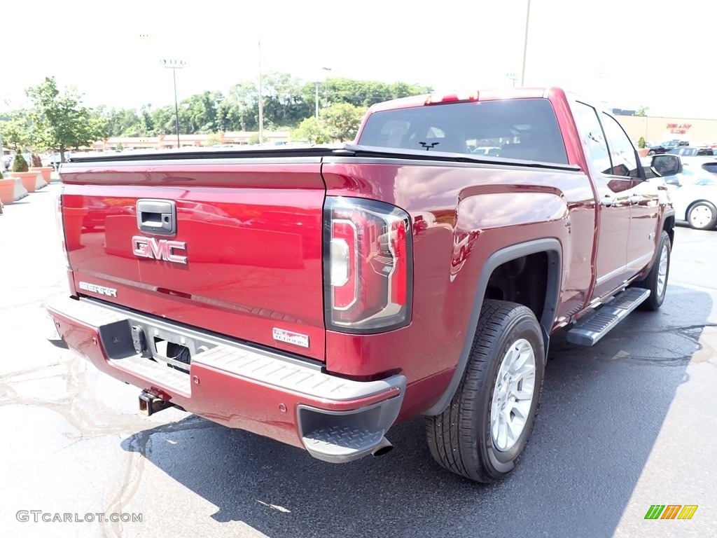 2016 Sierra 1500 SLE Double Cab 4WD - Crimson Red Tintcoat / Jet Black photo #7
