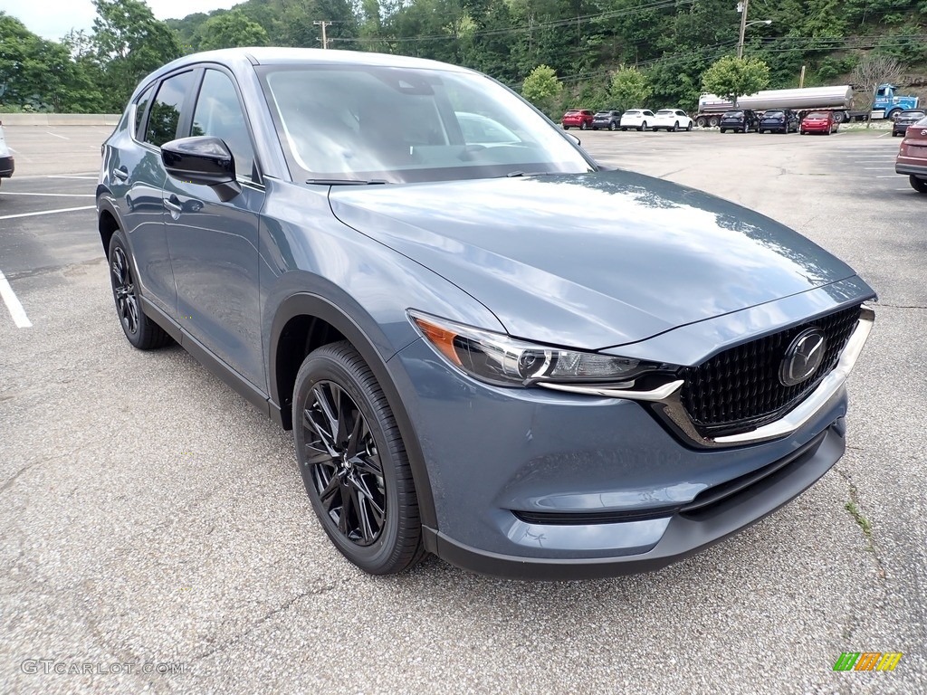 2021 CX-5 Carbon Edition AWD - Polymetal Gray / Red photo #3