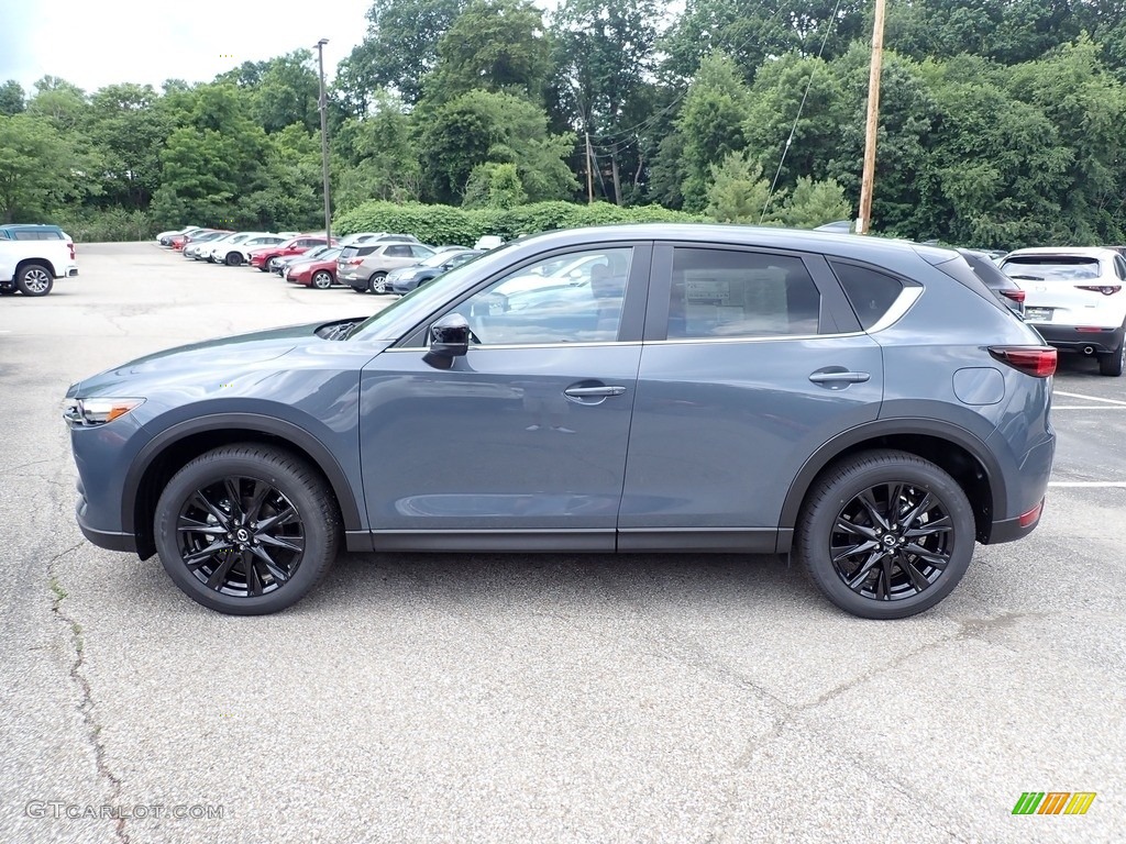 2021 CX-5 Carbon Edition AWD - Polymetal Gray / Red photo #6