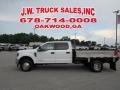 2019 Oxford White Ford F350 Super Duty XLT Crew Cab 4x4 Chassis  photo #2