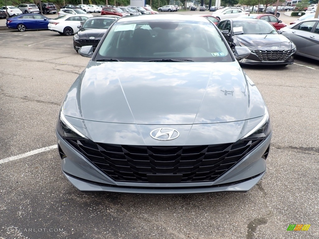 2021 Elantra SEL - Electric Shadow / Black photo #4