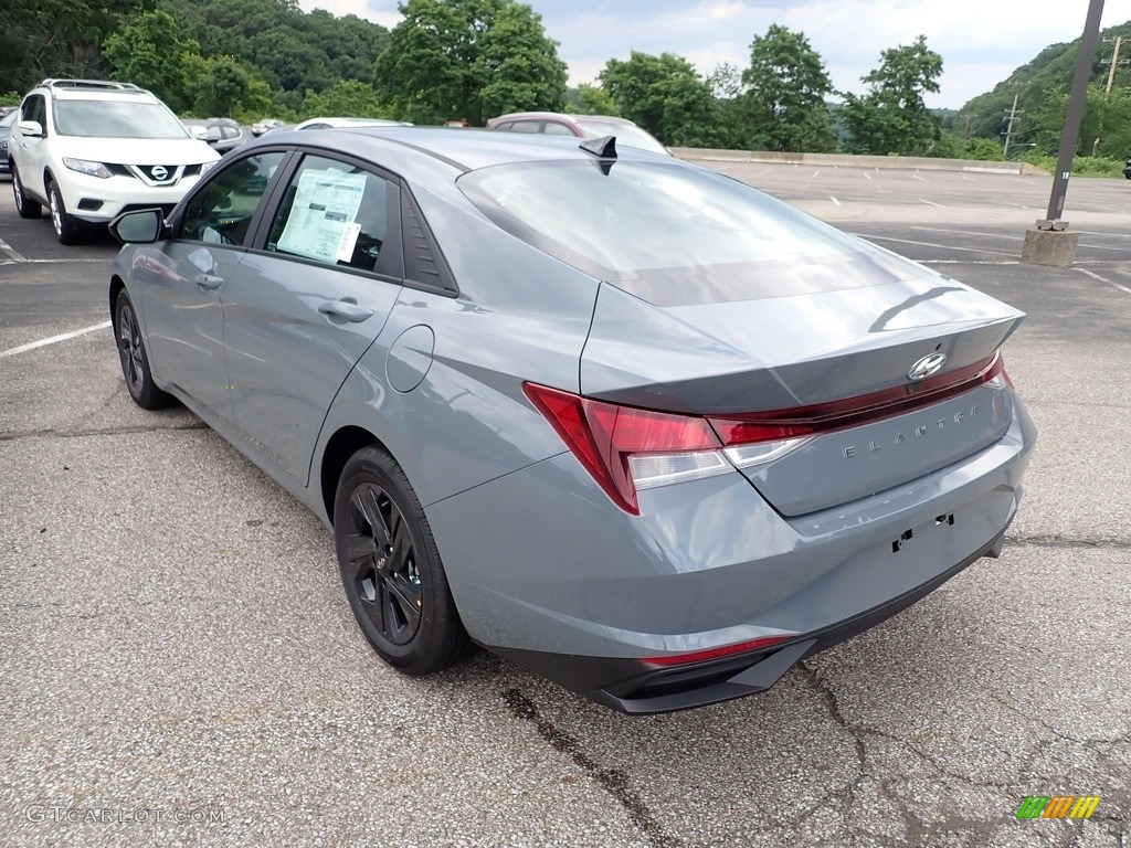 2021 Elantra SEL - Electric Shadow / Black photo #7