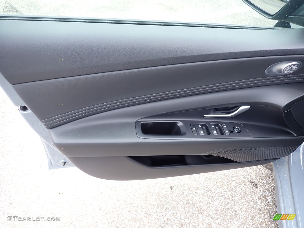 2021 Elantra SEL - Electric Shadow / Black photo #14