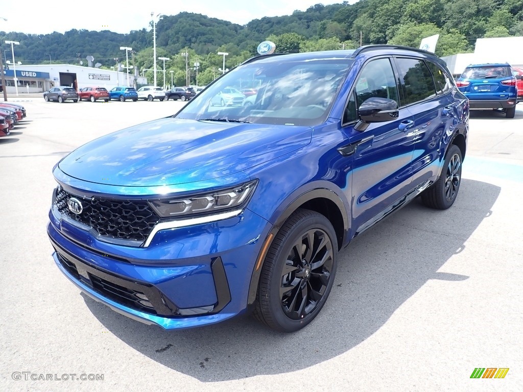 2021 Sorento SX AWD - Sapphire Blue / Black photo #5