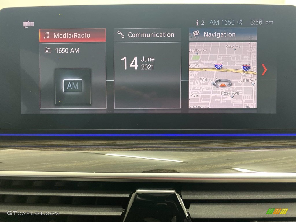 2019 5 Series 530e iPerformance Sedan - Bluestone Metallic / Canberra Beige/Black photo #23