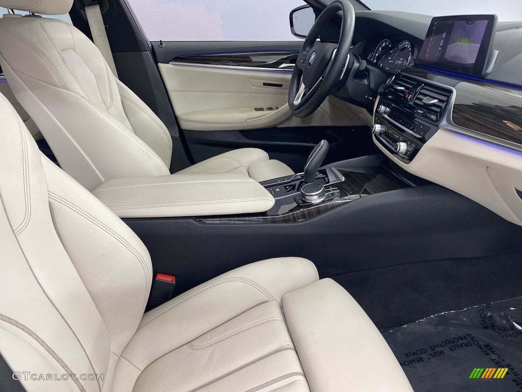 2019 5 Series 530e iPerformance Sedan - Bluestone Metallic / Canberra Beige/Black photo #33