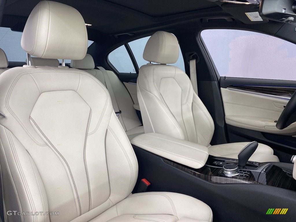 2019 5 Series 530e iPerformance Sedan - Bluestone Metallic / Canberra Beige/Black photo #34