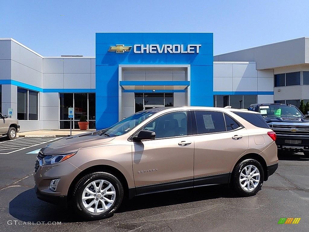2019 Equinox LS AWD - Sandy Ridge Metallic / Medium Ash Gray photo #1