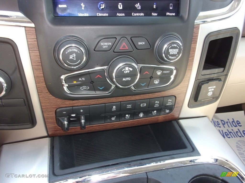 2018 2500 Laramie Crew Cab 4x4 - True Blue Pearl / Brown/Light Frost Beige photo #31