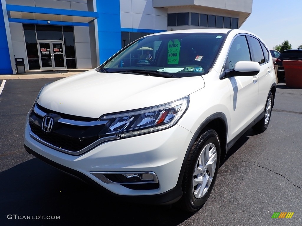 2016 CR-V EX AWD - White Diamond Pearl / Beige photo #2