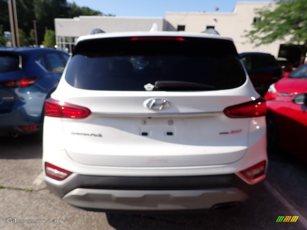 2019 Santa Fe Ultimate AWD - Quartz White / Black photo #3