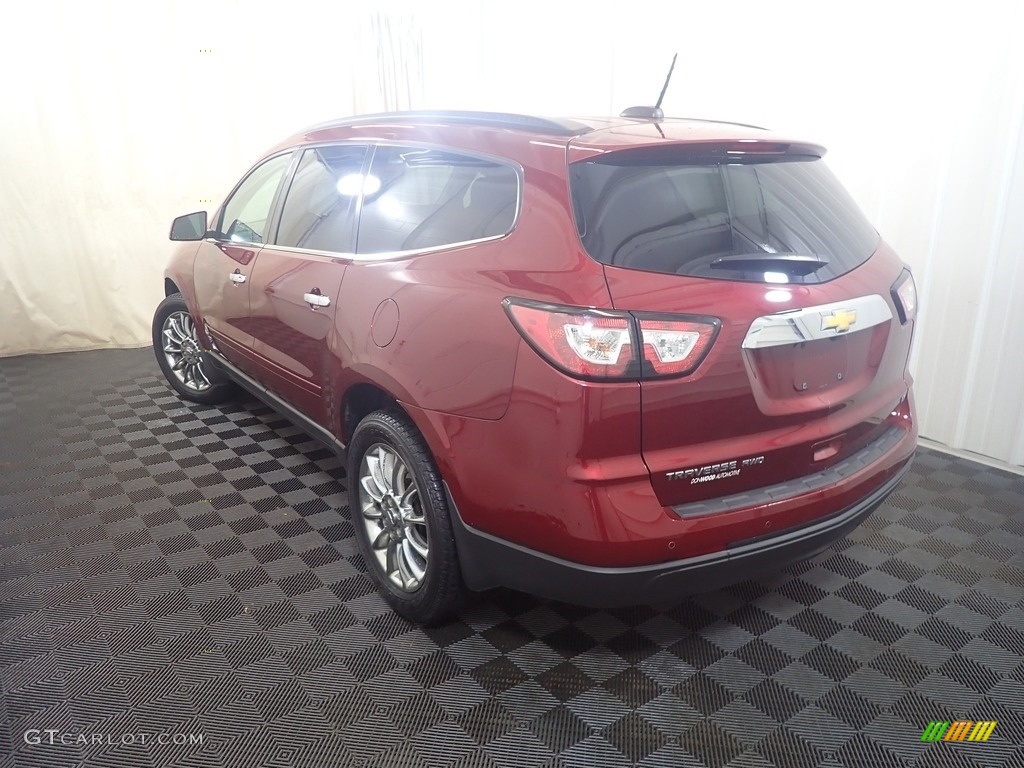 2017 Traverse LT AWD - Siren Red Tintcoat / Ebony photo #10