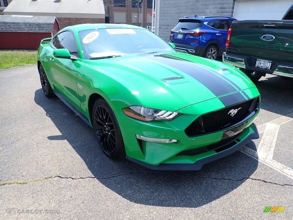 2019 Mustang GT Premium Fastback - Need For Green / Ebony photo #3