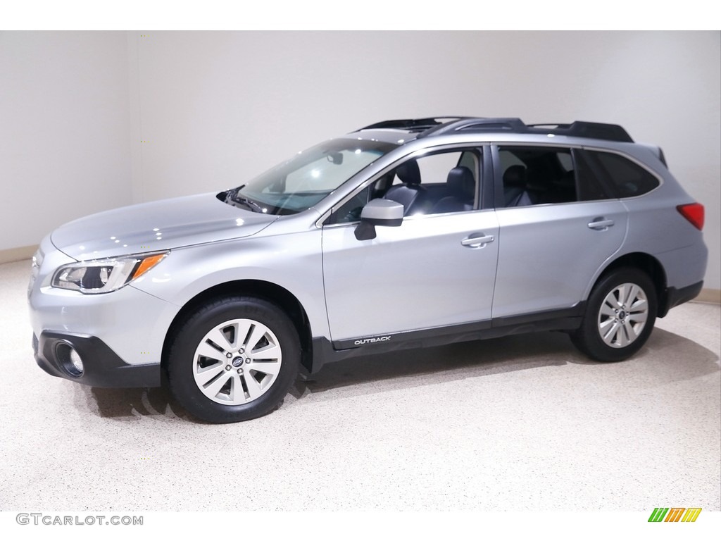 2015 Outback 2.5i Premium - Ice Silver Metallic / Slate Black photo #3