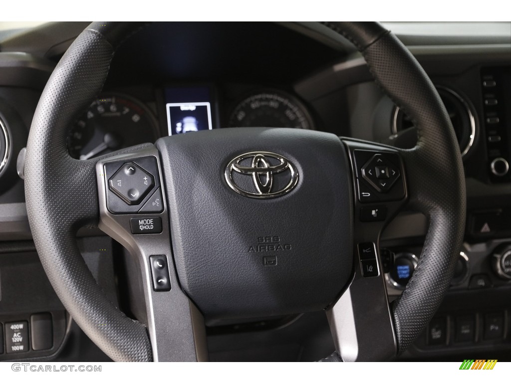 2020 Toyota Tacoma TRD Sport Double Cab 4x4 TRD Cement/Black Steering Wheel Photo #142231747