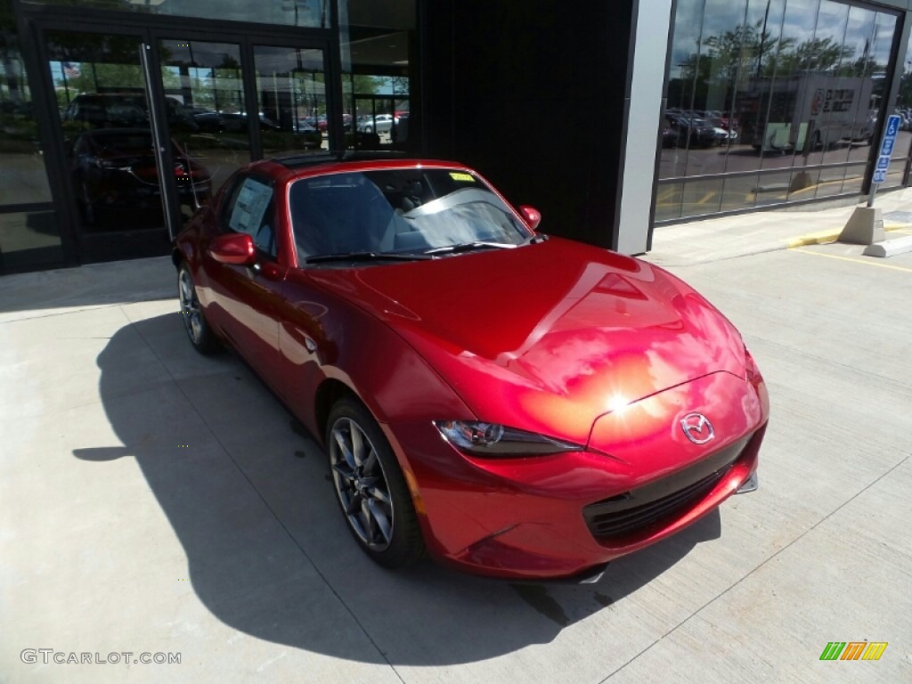 2021 MX-5 Miata RF Grand Touring - Soul Red Crystal Metallic / Black photo #1