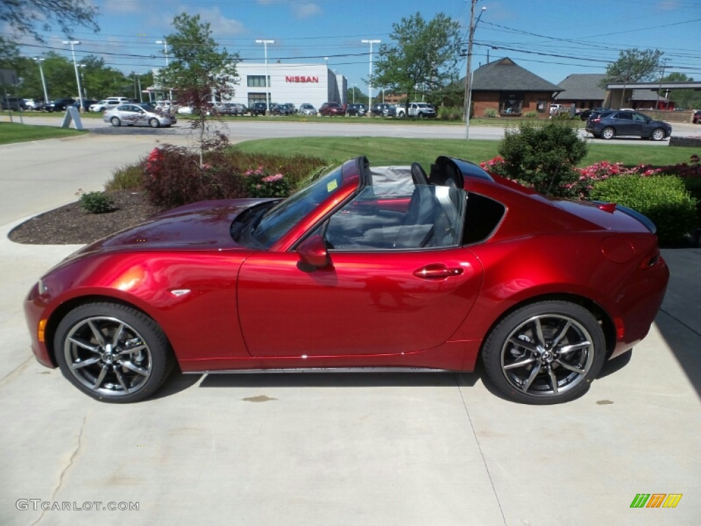 Soul Red Crystal Metallic 2021 Mazda MX-5 Miata RF Grand Touring Exterior Photo #142232399