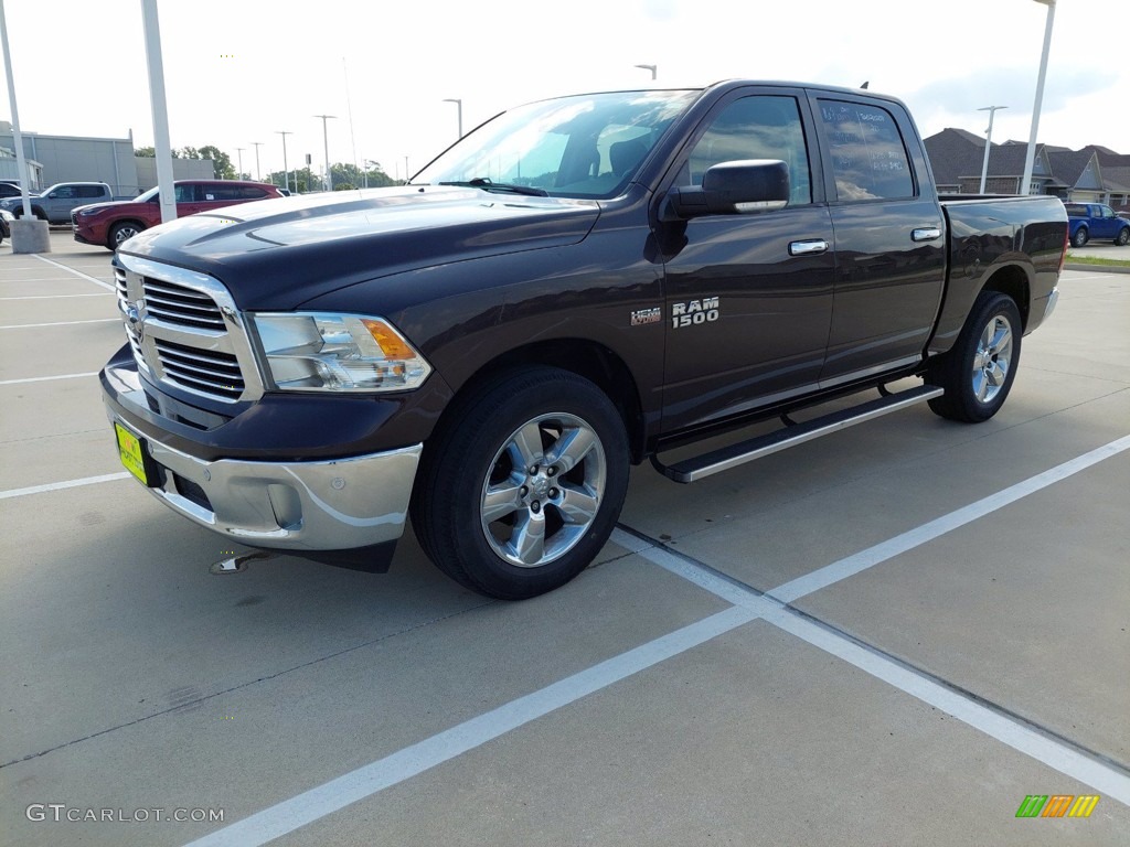 2016 1500 Lone Star Crew Cab - Luxury Brown Pearl / Canyon Brown/Light Frost Beige photo #3