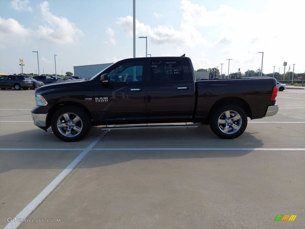 2016 1500 Lone Star Crew Cab - Luxury Brown Pearl / Canyon Brown/Light Frost Beige photo #4