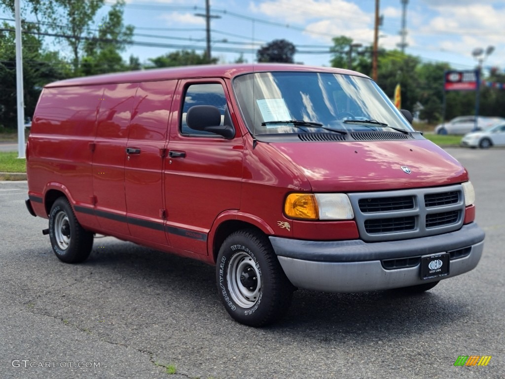 2002 Ram Van 1500 Cargo - Colorado Red / Dark Slate Gray photo #7