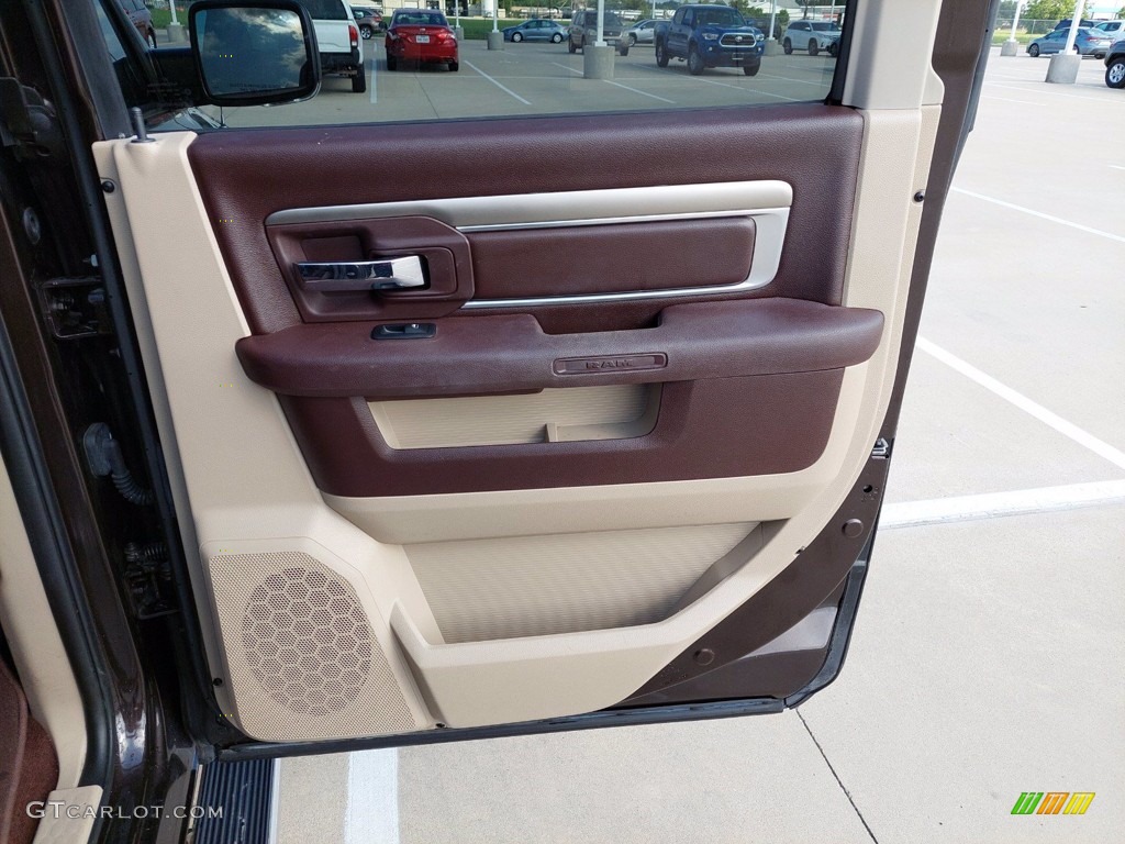 2016 Ram 1500 Lone Star Crew Cab Canyon Brown/Light Frost Beige Door Panel Photo #142233551