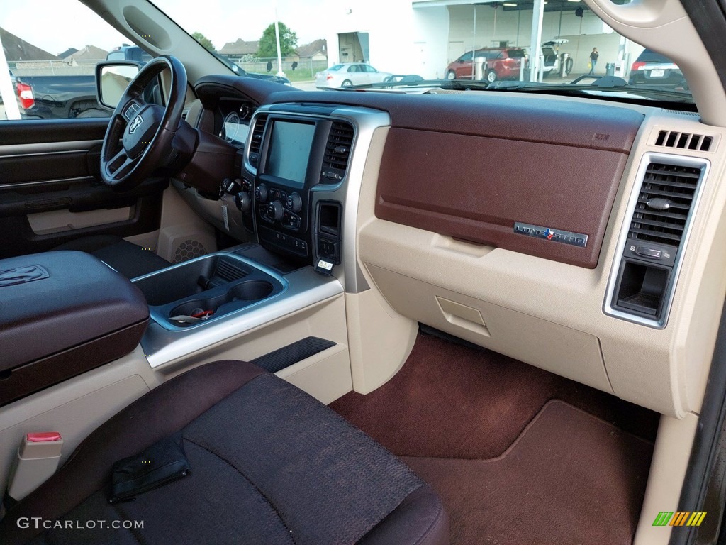 2016 1500 Lone Star Crew Cab - Luxury Brown Pearl / Canyon Brown/Light Frost Beige photo #28