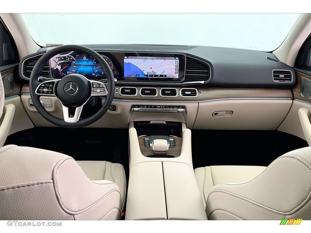 2021 Mercedes-Benz GLE 350 4Matic Macchiato Beige/Black Dashboard Photo #142234106