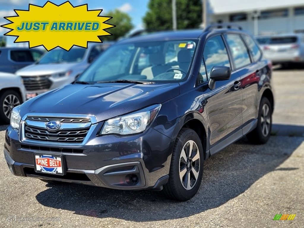 2017 Forester 2.5i - Dark Gray Metallic / Gray photo #1